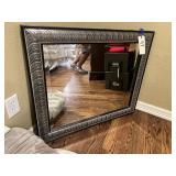 Framed Wall Mirror 34"x28"