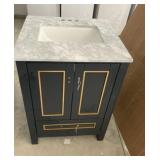 Bathroom Vanity Single Sink with Top (Top is Damag