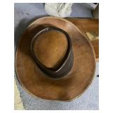 Leather Western Hat