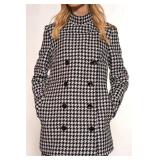 Sz 10 Houndstooth Wool Jacket