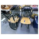 3 Wood Kitchen Chairs