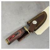 Small Decorative Knife in Leather Sheath