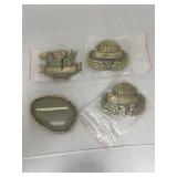 4 Belt Buckles