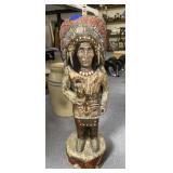 Native American Statue 24"H