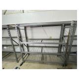 Metal Shelves 6ft L x 2ft W x 6ft H - 4 Shelves