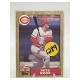 1987 TOPPS PETE ROSE CARD