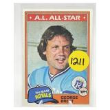 1981 TOPPS HOF GEORGE BRETT CARD