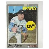 1970 TOPPS HOF PHIL NIEKRO CARD