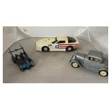 3 Pcs - Plastic Car - Metal Car - Batman Dispenser