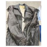 Custom Goat Fringed Jacket Sz Unk