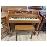 Spinet Piano w/Bench - As Is