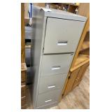 4-Drawer Metal File Cabinet 15"L x 18"W x 52"H