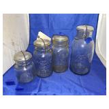 4 - Glass Canning Jars