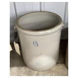 Redwing #6 Stoneware Crock w/Handles 12"Dia