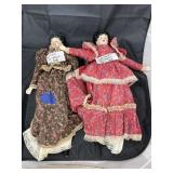 2 - German Porcelain Dolls