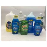 7 Pc Dishwashing Soap Dawn, Joy and Palmolive