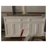 DreamWerks 60" Addison Vanity w/ Carrara Top (whit