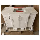 OVE 48" Carina Vanity w/ Top (Pure White Finish) 4