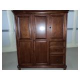 Cherry Oak Solid Wood Desk Cabinet