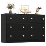 Nicehill 6 Drawer Dresser Wood Board Fabric Drawer