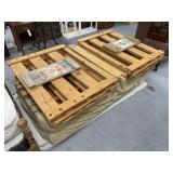 Set of Wooden Bunk Beds 43" x 32"