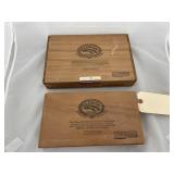 2 - Wooden Cigar Boxes