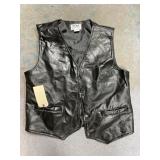 Duke Leather Vest Sz L