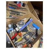 Box w/ Files, Drill Bits, Screwdrivers, Electrical