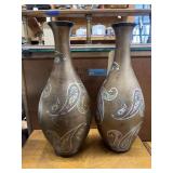 2 Decorative Vases