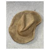 Leather Hat Sz Unk