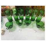 10 Pcs - Christmas Glasses & Tea Cups