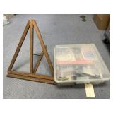 Rubber Stamp Supplies - Easel in Plastic Bin