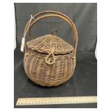 Indian woven basket purse