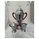 3 Pcs - Coffee Urn - Sugar/Creamer