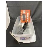 Plastic Bin w/lid Gun Cleaning Tools/Kit