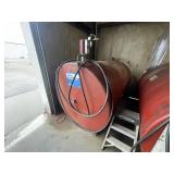 500 Gal Oil Tank w/Pneumatic Pump SAE 30W