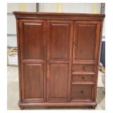 Cherry Oak Solid Wood Desk Cabinet Approx. 4