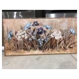 24" x 48" Flowers Canvas Art