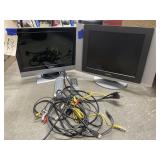 2 - 13" Monitors w/Remotes Polaroid