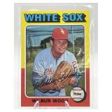 HIGH GRADE VINTAGE 1975 TOPPS WILBUR WOOD