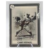 LEGENDS HOF CASEY STENGEL CARD