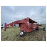 Gooseneck Brand Cattle Trailer w/2 Divider Gates