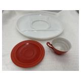 3pc Fruit Dish -Cup & Saucer