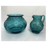 Fenton Dish & Pitcher