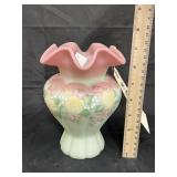 Fenton Hand Painted Vase