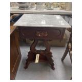 Cigar Table w/Stone Stop 18"L x 14"W x 28"H