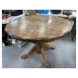 Round Wood Table 42"Dia x 30"H