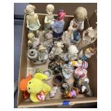 Box of Various Figurines & More