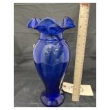 Fenton Blue Vase