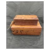 2 - Wood Jewelry Boxes